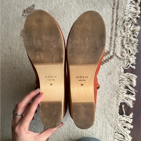 Doen Whitby Boot suede wooden clog boot - Picture 8 of 11